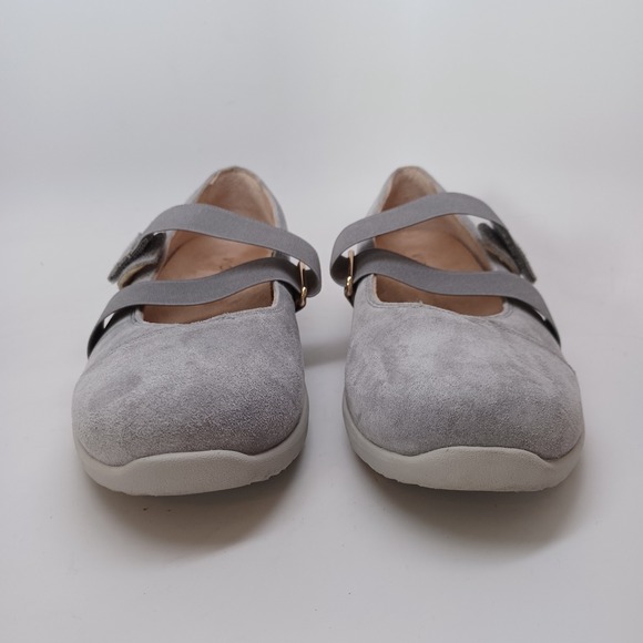 Vionic Shoes Shelby Womens US 9.5 or 41.5 Gray Suede Mary Jane Comfort Flats - Picture 4 of 13